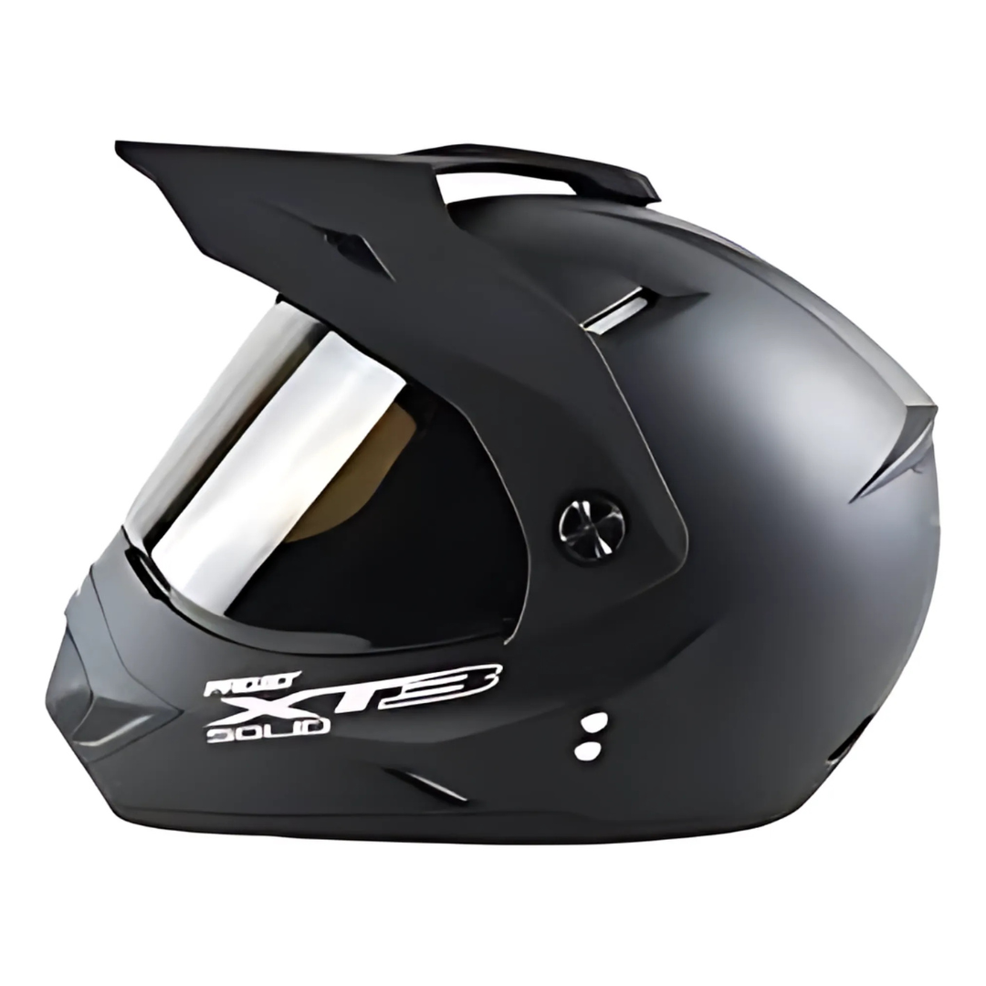 CASCO MULTIPROPOSITO XT3 SOLID NEGRO MATE