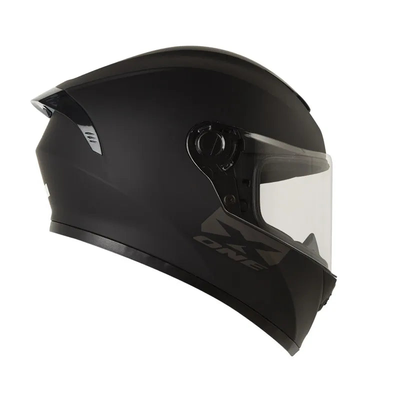 CASCO INTEGRAL X_ONE X-500GT EVO SOLID NEGRO N7 VISOR TRANSPARENTE