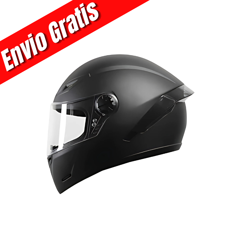 CASCO INTEGRAL ICH 501 SP.(NEGRO/MATE) PLANO.VISOR TRANSPARENTE