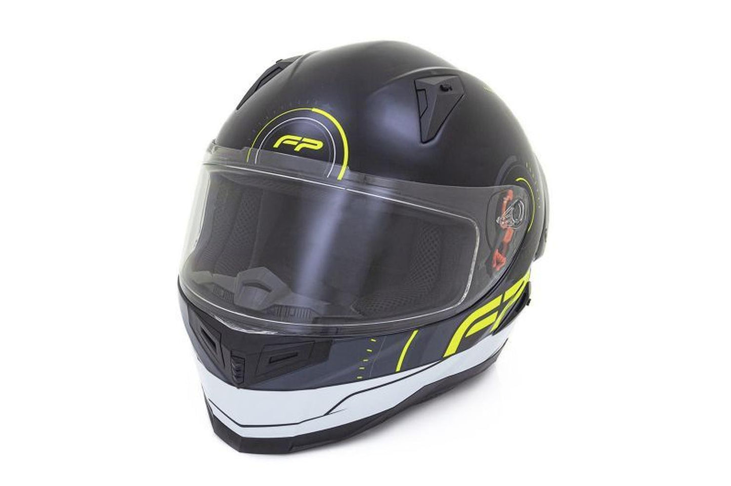 CASCO IGNITION 863C NEGRO BLANCO NEON