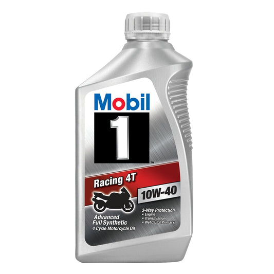 ACEITE MOBIL 1 RACING 10W40 FULL SINTETICO SAE 4T 1LT