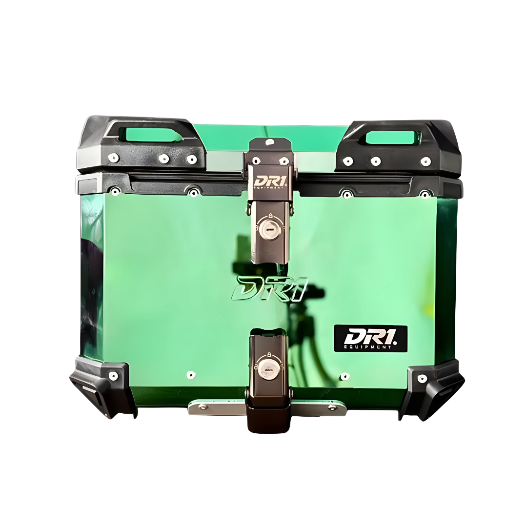 MALETERO CUADRADO DR1 ALU PRO ACERO 45 LT VERDE