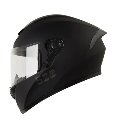 CASCO INTEGRAL X_ONE X-500GT EVO SOLID NEGRO N7 VISOR TRANSPARENTE