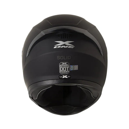 CASCO INTEGRAL X_ONE X-500GT EVO SOLID NEGRO N7 VISOR TRANSPARENTE