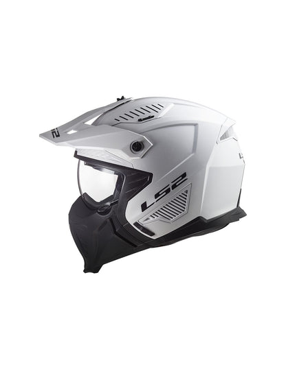 CASCO ABIERTO LS2 606_DRIFTER SOLID BLANCO VISOR TRANSPARENTE