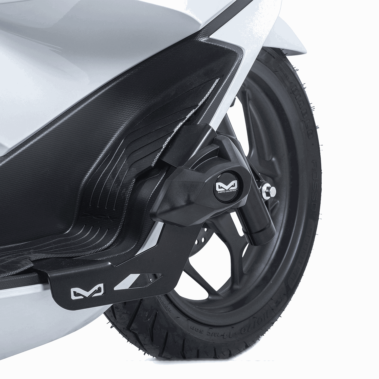 DEFENSA ARMO CON SLIDER HONDA PCX MD 2020 (DEL-TRAS)