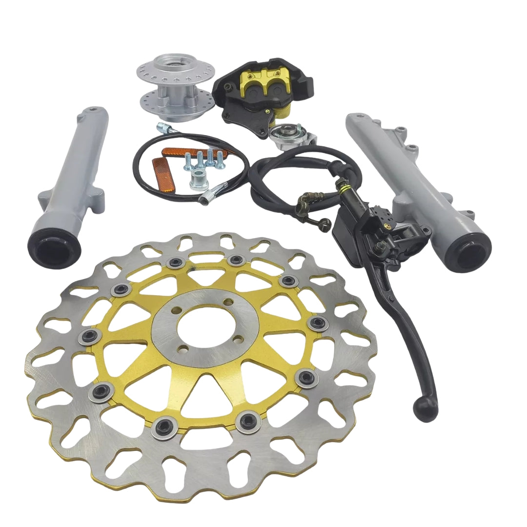 SISTEMA FRENO DE DISCO DELANTERO COMPLETO BOXER CT100 300MM