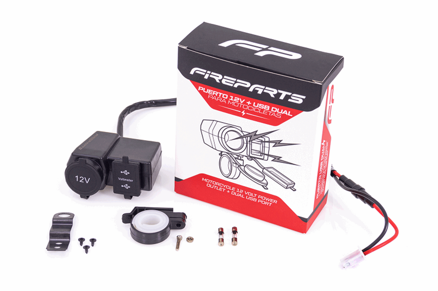 Cargador Para Moto Usb 12v Fireparts