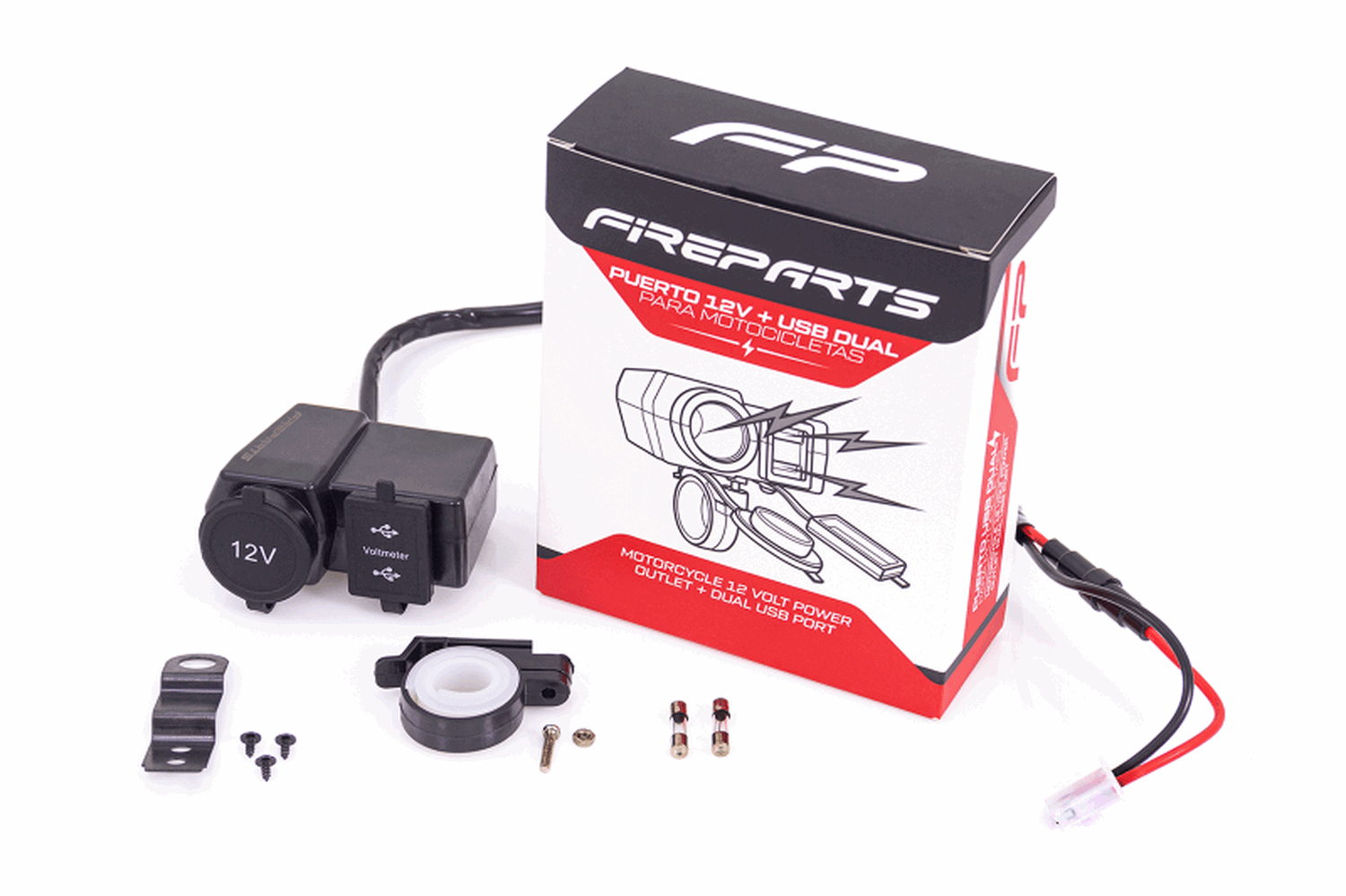 Cargador Para Moto Usb 12v Fireparts