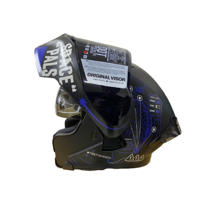 CASCO ABATIBLE ICH 3120 INFINITY NEGRO MATE GRIS COLOR VISOR HUMO