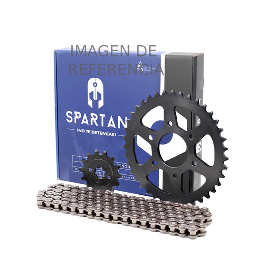 KIT DE ARRASTRE SPARTAN AKT CR4 125 DOBLE AMORTIGUADOR (40T/14T+428H-124L)