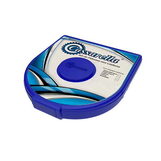 KIT DE ARRASTRE CASSARELLA YAMAHA FZ 2.0 FRENO DE DISCO 150 6 HUECOS (PT41C-PD14C-428-132C) DORADA