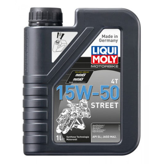 ACEITE LIQUI MOLY 15W50 4T SINTETICO STREET 1LT