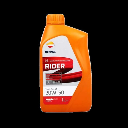 ACEITE REPSOL RIDER 20W50 MINERAL 4T MA2/SL 1LT