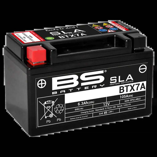 Bateria Bs Sla - Btx7a (fa) Ninja250/dinamic/jet5