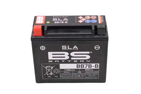 Bateria Bs Sla Bb7-a Cr5/cr4/gn125/gs/gixxer