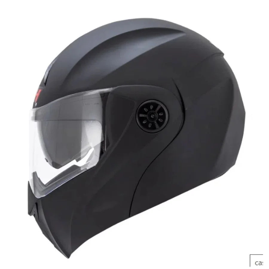 CASCO ABATIBLE ICH 3110 SMALL PLANO NEGRO MATE VISOR TR