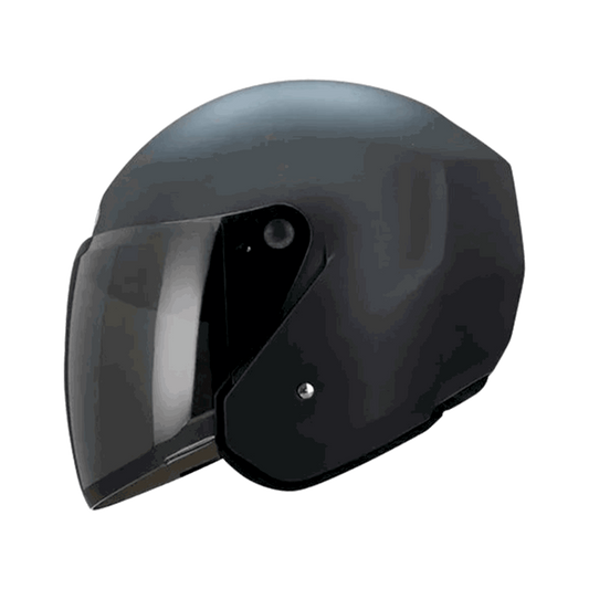 Casco Abierto Tech T10 Plano Negro Mate