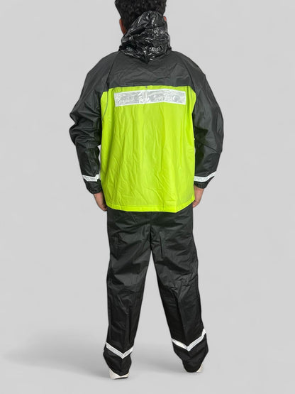 IMPERMEABLE REFLECTIVO AXXES (CHAQUETA, PANTALON, ZAPATOS, TULA)